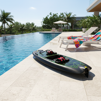Planche de surf électrique légère en fibre de carbone pour parc aquatique, design Efoil avec moteur et batterie, adaptée aux débutants et aux professionnels