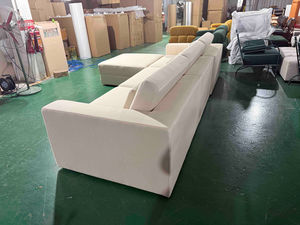 Sofá Seccional Modular de Lujo Moderno RH, Sofá de Tela para Sala de Estar, Sofás de Tela de Algodón para Muebles del Hogar - Product Image 6