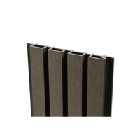 Panel de Revestimiento Exterior de Pared BASO 2023, WPC Coextruido, Acanalado