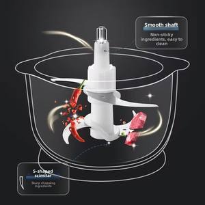 घरेलू उपयोग के लिए आसान ब्लेड के साथ कुशल स्टेनलेस स्टील इलेक्ट्रिक मीट ग्राइंडर - Product Image 4