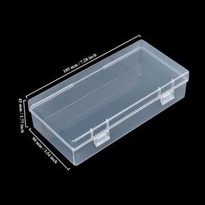 Caja de Almacenamiento de Plástico Transparente para Joyería y Papelería, Portátil, Multiusos, Moderna, Organizador de Escritorio de PP, Venta al Por Mayor - Product Image 2