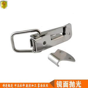 Boucle à ressort en acier inoxydable 304 76*26 pour bagages, chaîne, clip, pour quincaillerie marine, y compris les valises de transport, les boîtes à outils, les cadenas - Product Image 3