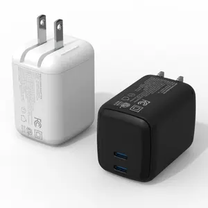 VIETNAM & SHENZHEN harga pabrik kualitas tinggi GaN pengisi daya Dinding Travel cepat C + A 65W PPS pengisian daya tinggi pengisi daya Cepat PD 65w gan