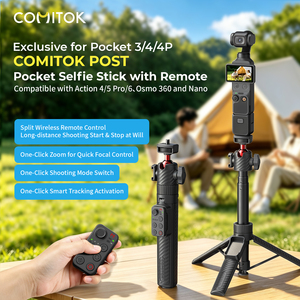 Obtenga un <span class=keywords><strong>Precio</strong></span> al por Mayor del Trípode Selfie Stick COMITOK POST con Control Remoto, Plegable, con Función de Retrato/Cortina Vertical, Compatible con <span class=keywords><strong>DJI</strong></span> <span class=keywords><strong>Osmo</strong></span> Pocket - Product Image 4
