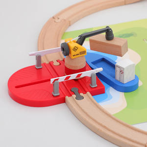 Juguetes Educativos <span class=keywords><strong>de</strong></span> Plástico, Serie <span class=keywords><strong>de</strong></span> Pistas <span class=keywords><strong>de</strong></span> Ensamblaje para Niños, Vida en la Ciudad Costera, Escala 1:5, Compatible con <span class=keywords><strong>Thomas</strong></span> - Product Image 3