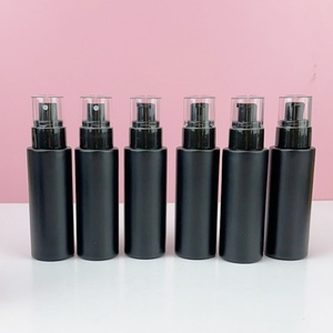 Glass Pressed Lotion Spray <b>Empty</b> Bottle Pearlescent White Essence Refill Bottle Skin Care Product Bottle - Product Image 4