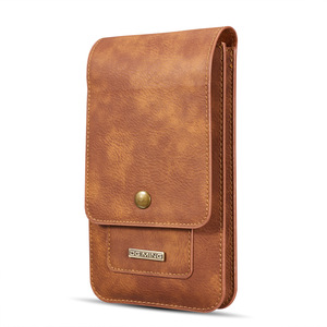 Étui de téléphone multifonctionnel de luxe en cuir PU CSLWB JB-03 et trousse de maquillage, grande taille, sac de ceinture universel pour téléphone portable - Product Image 2