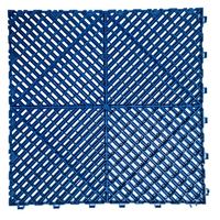 Carreaux de sol en plastique pour tapis de lavage de voiture 4S, grille de 18mm, emboîtement PP, PVC