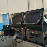Sierra de Corte Automática CNC de Doble Cabezal con Perfil de Aluminio de Pantalla Grande de 600 mm para el Procesamiento de Puertas y Ventanas