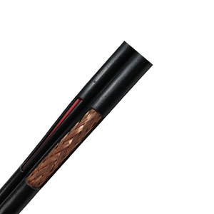 Câble coaxial de communication RG6 en acier, 18AWG, cuivre pur, double blindage, 75 Ohm, faible perte, rouleau de 100M, 305M, <span class=keywords><strong>500M</strong></span>, pour extérieur, CATV, CE - Product Image 2
