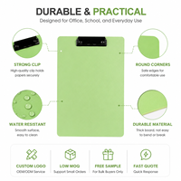 Porte-documents A4 personnalisé avec logo, en plastique PP durable, pour entreprises, écoles et fournitures médicales