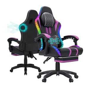 Zy <span class=keywords><strong>pas</strong></span> cher meilleur <span class=keywords><strong>chaise</strong></span> de jeu 7 points de massage moins cher 1 pièce en cuir véritable LED Rgb haut-parleur coussin <span class=keywords><strong>Gamer</strong></span> chaises avec repose-pieds - Product Image 2