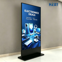 Écran HRAY 55 pouces, 1,07 milliard de couleurs, 8 bits, 72 % NTSC, rapport de contraste 4000:1, écran électronique grand public, prise en charge de la personnalisation OEM ODM