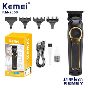 Tondeuse à cheveux électrique Kemei KM-2350, longueurs réglables de 15,5 cm, charge USB, pour salon et usage domestique - Product Image 5