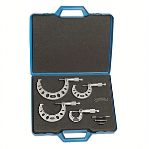 External Micrometer Set 0-25mm 25-50mm 50-75mm 75-100mm <b>Precision</b> Measurement Tools - Product Image 2