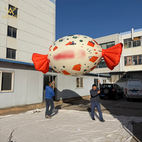 Marionnette gonflable en forme de bonbon pour les activités commerciales en magasin