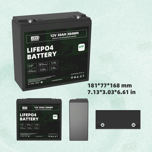 Jrepower 12 V 30Ah 384wh điện thuyền Pin Chu kỳ sâu BMS 12.8V 12 Volts LiFePO4 biển năng lượng mặt trời <span class=keywords><strong>Lithium</strong></span> Ion <span class=keywords><strong>Battery</strong></span> Pack - Product Image 3