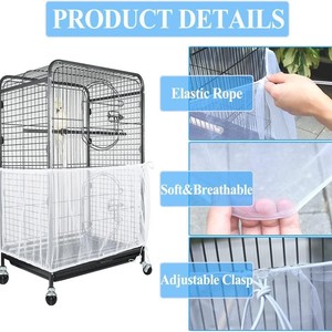Best-Selling Indoor/Outdoor Large Birdcage Encrypted Mesh Cover Home <b>Breeding</b> Splashproof Bird Supplies - Product Image 4