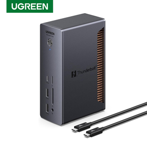 UGREEN Revodok Max 2131, Estación de Conexión <span class=keywords><strong>Thunderbolt</strong></span> 5, 13 en 1, Transferencia de 120 Gbps, Pantalla Única 8K, Pantalla Dual 6K a 60 Hz, 2.5 GbE, SD/TF 4.0 - Product Image 1