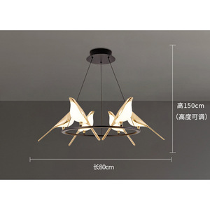 Lámpara Colgante de Lujo Posmoderna Magpie, Lámpara de Araña Creativa Nórdica para Restaurante, Sala de Estar, Comedor, Barra de Bar - Product Image 1