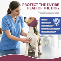 Capuche apaisante pour chien, couvre-tête réglable pour animaux de compagnie avec rembourrage insonorisant pour chiens anxieux