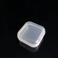 Boîte de rangement et de présentation en PP recyclable pour bijoux et montres, idéale pour petits écouteurs, pièces de monnaie, perles - 30x30x15mm - Vente chaude