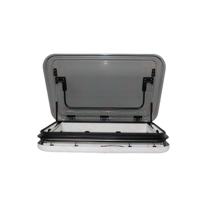 Maygood-Tragaluz de aluminio para caravana, 800X500mm, marco de aluminio, ventana de techo, para caravana, autocaravana - Product Image 2