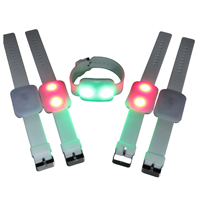 Gelang Silikon LED Baru dengan Remote Control, 15 Warna LED, Logo Custom, Tali Jam Tangan, Aksesoris Keren, Lampu Flash di Pergelangan Tangan