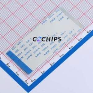 JS05B-50P-060-3-4 FFC Cable (Flexible Flat Cable) P=0.5mm Connector 50P 0.5mm 0.3mm Reverse - Product Image 1