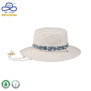 Sombrero de Pescador con Protección UV para Verano, OEM ODM, con Cordón Ajustable, Plegable, Transpirable, para Uso en Exteriores, Unisex - Product Image 1
