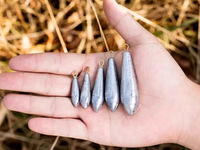 Haute qualité 10g à 200g balle plomb plombs de pêche poids pour eau salée Surf engins de pêche attirail Drop Shot poids de pêche