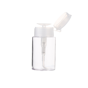 Envase Cosmético PET Ecológico de 120 ml con Pulverizador y Bomba para Desmaquillante Facial, Botella de 150 ml con Color y Logotipo Personalizados, Impresión UV - Product Image 1