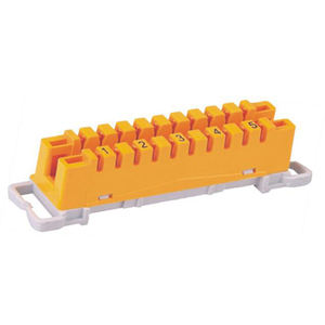 <span class=keywords><strong>Fibertel</strong></span> Módulo de conmutación de 10 pares con guía de cable Accesorio de telecomunicaciones de color rojo TJ03A110B - Product Image 4