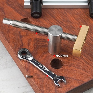 Étau de banc en acier inoxydable réglable, étau de table pour le travail du bois - Product Image 3