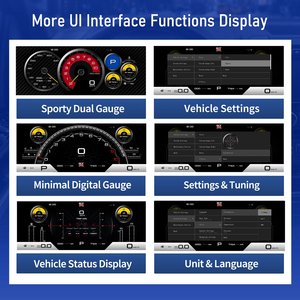 Écran numérique LCD 12,3 pouces pour tableau de bord Nissan GTR 2008-2015, écran de compteur de vitesse, instrument virtuel, cockpit virtuel - Product Image 4