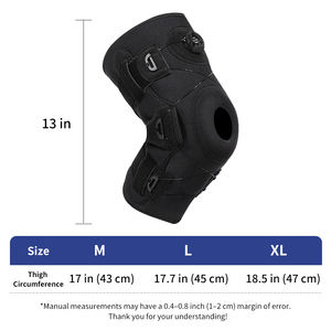 Support de plaque de genouillère rotule ouverte Support de genou en néoprène Coussinets de sport Matériau en spandex flexible pour la protection de la sécurité sportive - Product Image 6