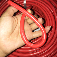 Noir/rouge en stock 2AWG 4awg 6awg Section de fil toronné souple Flexible 16mm2 25mm2 fil de Silicone
