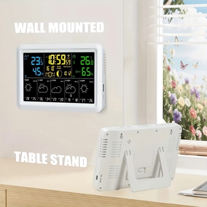 Nouvelle <span class=keywords><strong>Station</strong></span> Météo WiFi Tuya 2026 - Prévisions Météo sur 5 <span class=keywords><strong>Jours</strong></span> - Thermomètre et Hygromètre Intérieur/Extérieur - Product Image 6