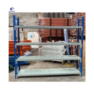 Étagères de stockage Étagères et étagères réglables en métal sans boulon Étagère de stockage en entrepôt Étagère en métal à usage moyen - Product Image 3