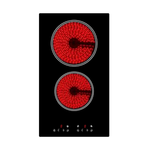 <span class=keywords><strong>Domino</strong></span> 2 brûleurs Zone infrarouge électrique Touchpad Control Vitro Table de <span class=keywords><strong>cuisson</strong></span> en céramique - Product Image 2