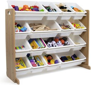 Kids Storage Organizer Wooden Kindergarten Furniture Storage Box Sets for Childhood Removable Toy Storage Bins