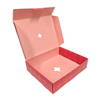 Emballage en carton ondulé kraft écologique recyclable pour l'impression couleur et l'embossage, pour les produits cosmétiques et de soin de la peau, boîte d'expédition pour les chaussettes en fourrure