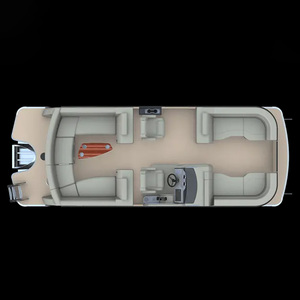 Bateau de pêche sportive haute vitesse de 23 pieds avec moteur puissant, idéal pour les loisirs en famille, les fêtes, les passionnés de yachts, coque en EVA, utilisation en rivière - Product Image 2