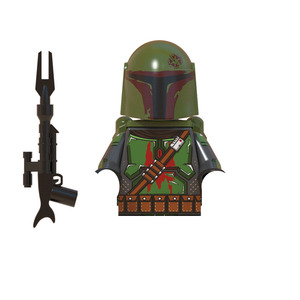 2024 ultimi dati della serie mandaloriana WM6092 pistole con armi da soldato <span class=keywords><strong>militari</strong></span> che costruiscono blocchi di guerra uomo giocattolo Mini Star - Product Image 2