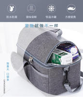 Sacs isothermes à bandoulière personnalisés de haute qualité pour le déjeuner, isolés au chaud et au froid pour les pique-niques avec logo personnalisé