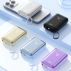 Batería Externa Portátil Mini con Logotipo Personalizado, Carga Rápida Pd45w, Pantalla Digital, <span class=keywords><strong>Mi</strong></span> Power Bank de 20000 mAh con Carga Rápida - Product Image 5