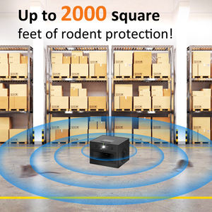 Dispositif de lutte antiparasitaire à ultrasons avancé 3 en 1 15-50kHz fréquence 600 m² pour souris rats singes cafards fourmis araignées insectes - Product Image 4