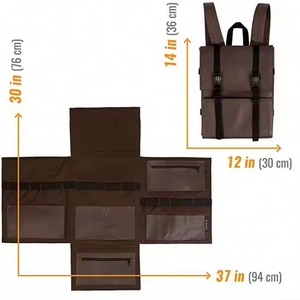 Échantillon Gratuit - Sac de Rangement Extensible pour Ustensiles de Cuisine à 13 Emplacements pour Couteaux, Sacs à Couteaux en Cuir de Luxe pour Chefs, Cuisiniers, Barbecues - Vente en Gros - Product Image 4