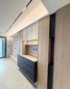 Mueble de <span class=keywords><strong>Entrada</strong></span> Moderno con Zapatero Integrado y Encimera Flotante, Iluminación Oculta - Product Image 2