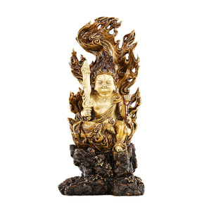 Estatua de Cobre Acala, Forma de Niño, Bronce Hecho a Mano, Escultura Decorativa para Oficina - Product Image 5